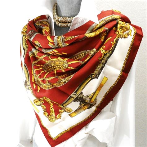 hermes vintage scarf hrms5050|authentic Hermes scarf.